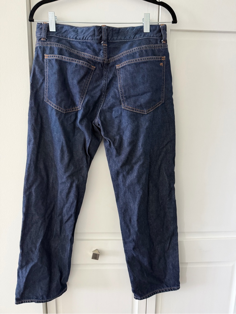 Madewell The Petite Dean Easy Straight Jean SoftDrape Foundry Wash 27P - Picture 9 of 11